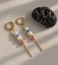 MILA – Freshwater Pearl & Glass Bead Earrings