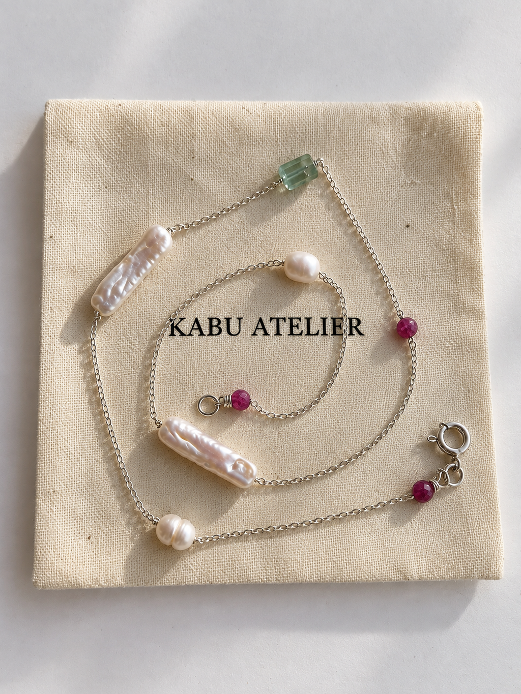 Amélie | Pearl & Gemstone Necklace