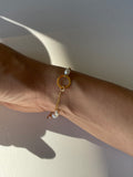 ALMA - Double Chain Freshwater Pearl Bracelet